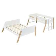 Ethan Single Over Double Bunk Bed with Single Trundle